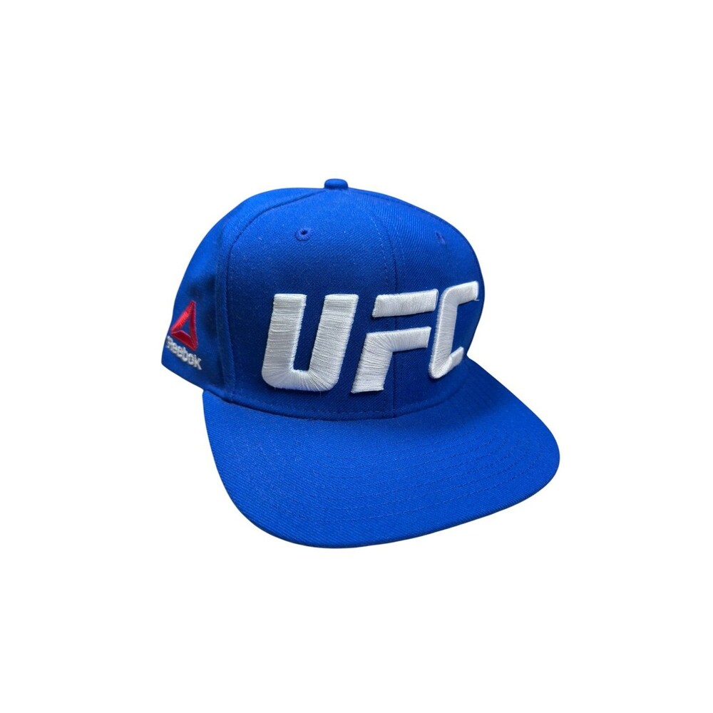 UFC Reebok Blue Snapback Cap Adjustable Hat Sports MMA